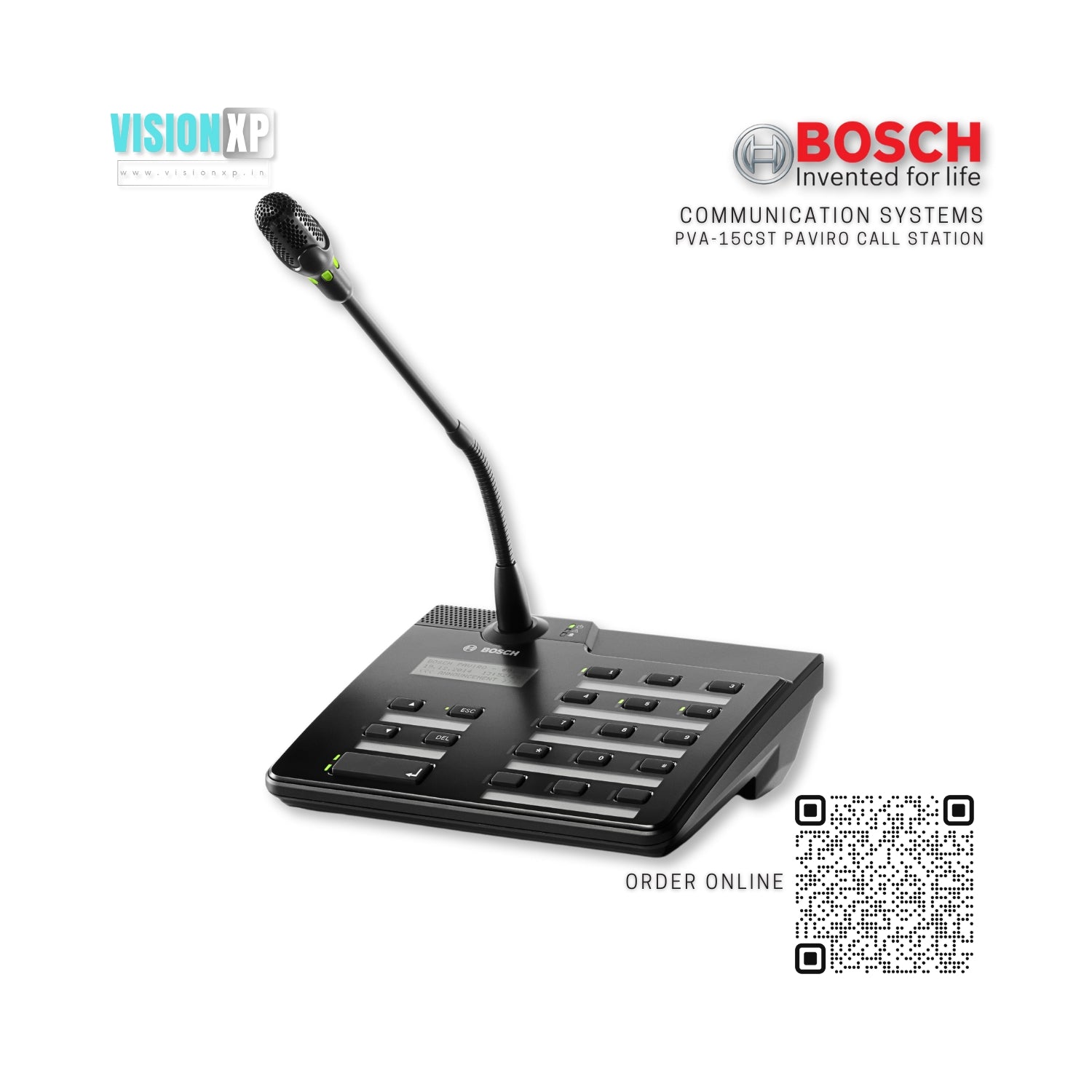 Bosch PVA-15CST Paviro Call Station Bosch PVA-15CST Paviro Call Station